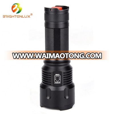 Custom Logo 10w xml2 or u3 T6 led zoom Focus Five Modes for Camping and Hiking high power electric charge led flashlight